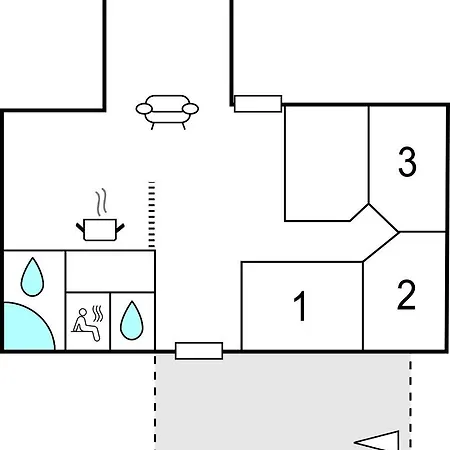 בית נופש 4 Bedroom Cozy In *